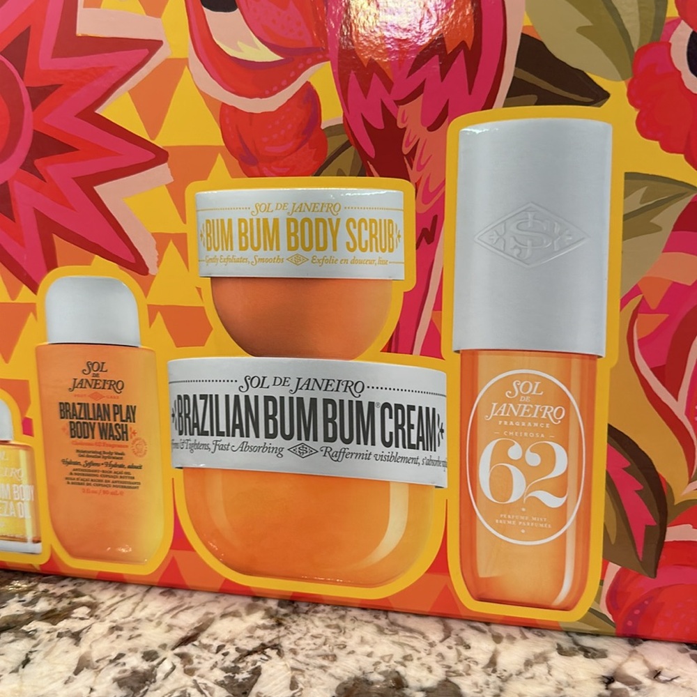 Sol de Janeiro gift set bum bum body oil cream scrub spray Christmas holiday - Picture 3 of 8
